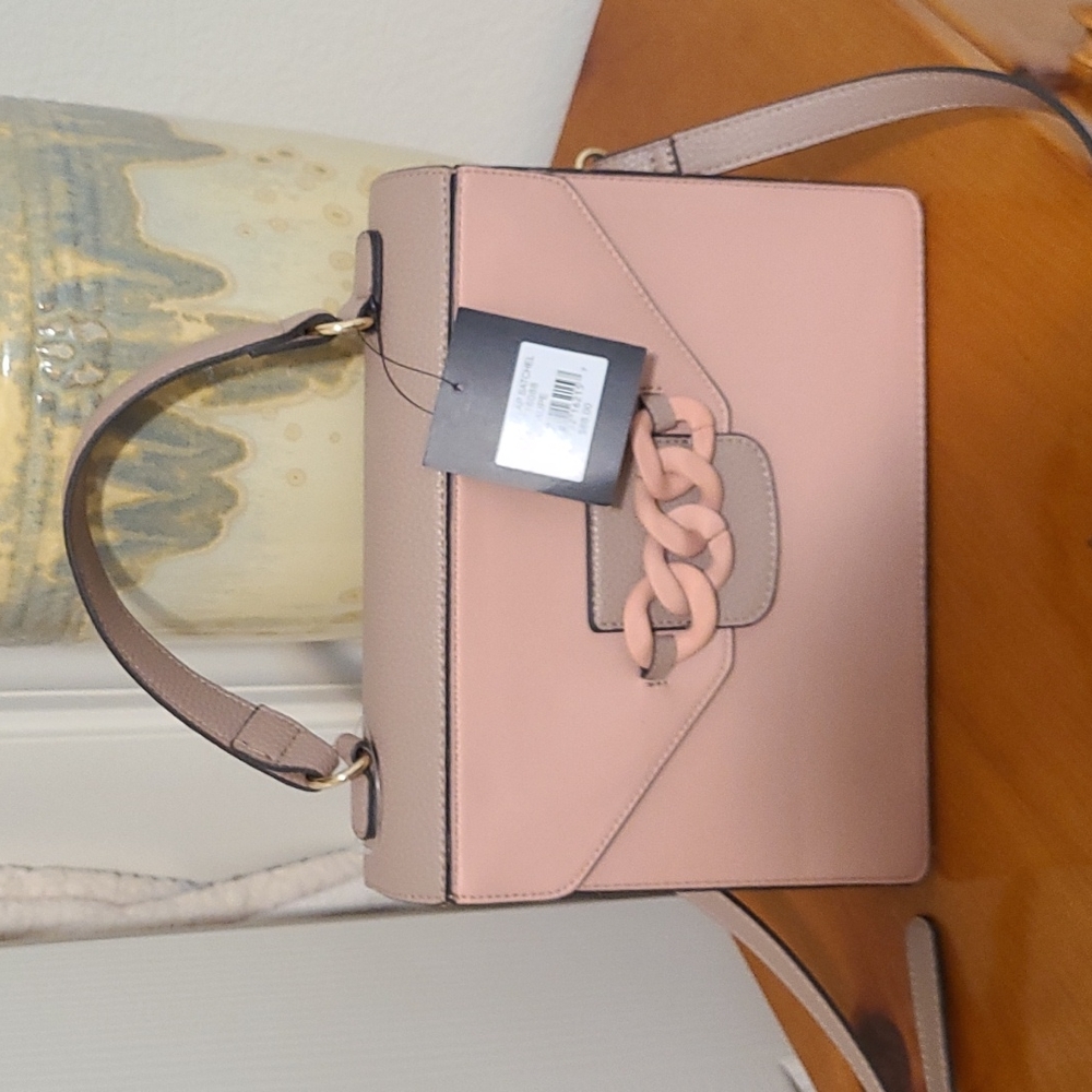 Lucite Flap Satchel